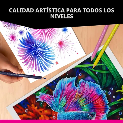 Vista 11 de Prismacolor Lápices de colores premier, núcleo suave, paquete de 132 (el embalaje puede variar)