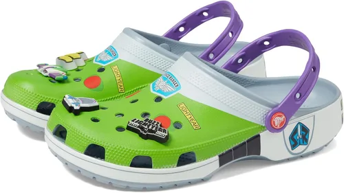 Vista 8 de Crocs Zuecos clásicos unisex de Toy Story para adultos Vaquero Azul/Amaderado