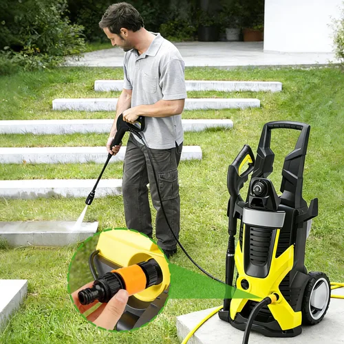 Vista 7 de Paquete de 2 adaptadores de manguera para lavadora a presión Karcher K1-K5 G220-G4000 K1700-K2300PS K3 Follow Me, piezas de lavadora a presión