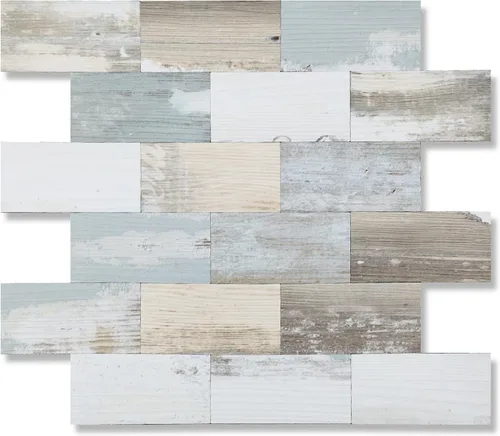 Vista 25 de 1 paquete de azulejo autoadhesivo para salpicadero de 12"x12" de PVC para pared, azulejo autoadhesivo para salpicadero de cocina, azulejo de baño