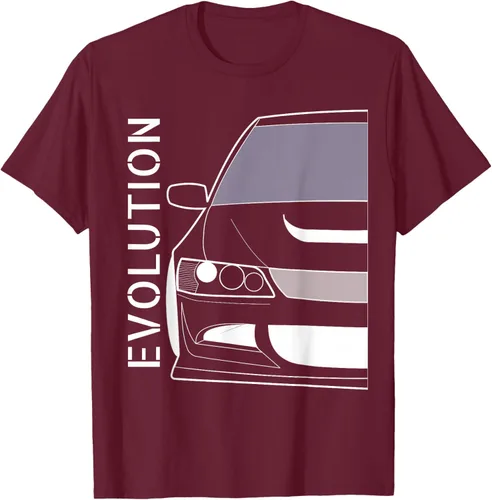 Vista 15 de Camiseta Evo 8 Design Turbo JDM Classic Legends, Negro, S