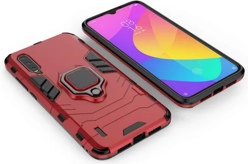 Vista 3 de Compatible con Xiaomi Mi A3 Lite, Mi 9 Lite, Mi CC9, soporte de anillo de metal con agarre a prueba de golpes