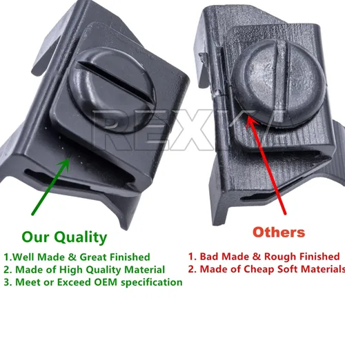 Vista 5 de Rexka Juego de 5 clips y pasadores para guardabarros delantero y parachoques para Toyota Lexus 53879-58010 47749-58010 Avalon Camry Corolla 5 juegos.