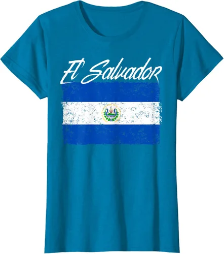 Vista 89 de Camiseta Salvadoreña Bandera El Salvador
