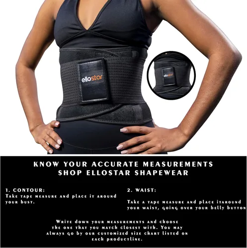 Vista 2 de ellostar Faja Colombianas - Entrenador de cintura adelgazante ajustable para adelgazar, figura de reloj de arena, moldeador de cintura para pérdida