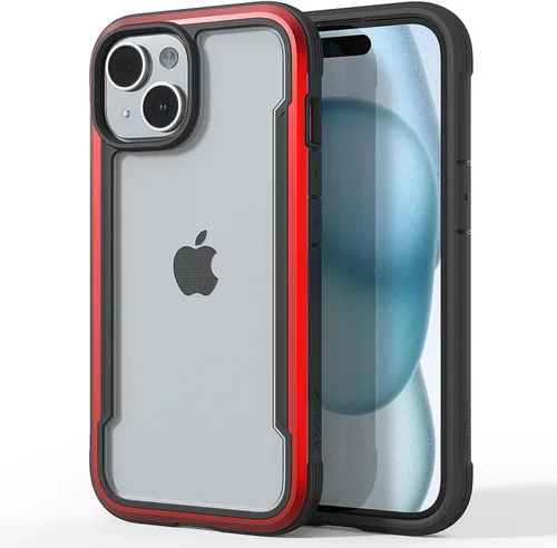 Vista 16 de Raptic Shield - Funda compatible con iPhone 12 Pro Max, protección contra golpes, marco de aluminio duradero, probada para caídas de 10 pies de Rojo