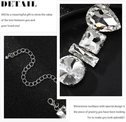 Vista 10 de JONKY Gargantilla con diamantes de imitación para mujer