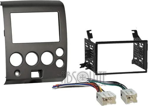 Vista 2 de Absolute USA ABS99-7406 Compatible con Nissan Titan 2004-2005 Doble DIN Arnés estéreo Radio Instalar Dash Kit