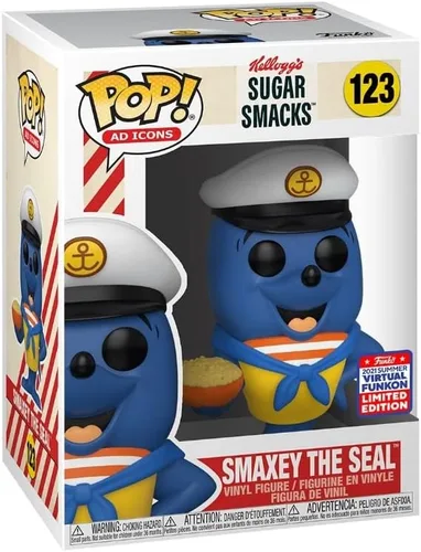 Vista 4 de Funko Iconos de anuncios pop Kellogg's Smaxey The Seal FunKon 2021 Exclusivo
