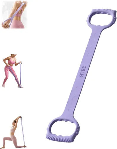 Vista 11 de Figura 8 Banda de resistencia de fitness, Figura 8 bandas de ejercicio para mujeres y hombres, 8 bandas de goma de resistencia en forma de brazos