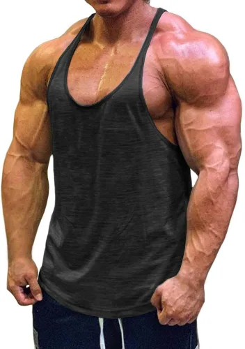 Vista 15 de Muscle Cmdr Camisetas sin mangas para hombre, para fisicoculturismo, gimnasio, entrenamiento, running, T-Shirts atléticas de secado rápido