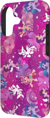 Vista 2 de My Little Pony: Una nueva generación Pink Group Pony Pattern V3 Funda para iPhone 17