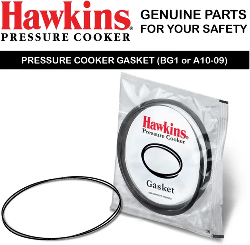 Vista 2 de Hawkins A10-09 Anillo de sellado de juntas para ollas a presión, 2 a 4 litros, negro