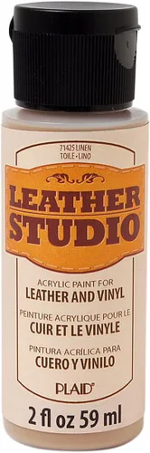 Vista 10 de Leather Studio 71411 pintura para piel de color blanco, 2 onzas