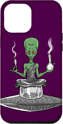 Vista 26 de Alien Smoker Bong Funny ET 420 Weed Space - Funda de regalo para iPhone 17