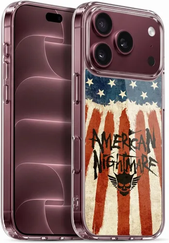 Vista 57 de Head Case Designs Funda de gel suave con licencia oficial de la WWE American Nightmare Flag Cody Rhodes Graphics compatible con Apple iPhone 7