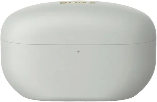 Vista 7 de Sony WF-1000XM5 - Paquete de auriculares verdaderamente inalámbricos con cancelación de ruido (plateado) con funda de silicona (azul), puntas