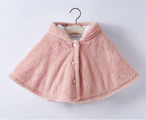Vista 2 de DOESLOOK Capa de algodón con capucha para bebé, ropa para niños, abrigo cálido para asiento de coche para niños