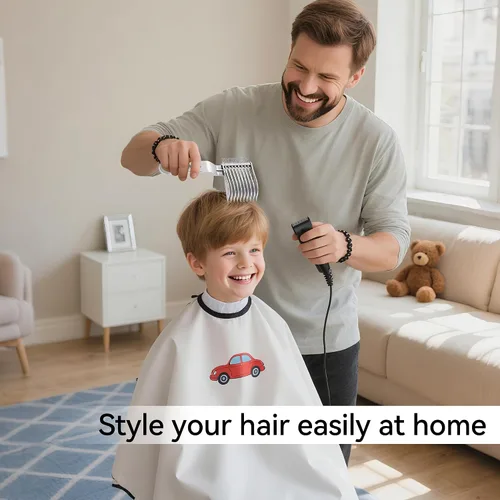 Vista 7 de Juego de peines profesionales Blend Friend Fade en color negro para barbero, peines profesionales para hombres y niños, herramientas de corte