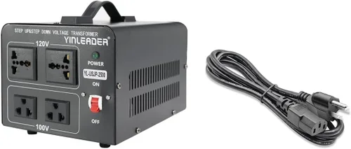 Vista 5 de Yinleader Convertidor de voltaje japonés - reductor de 120 V a 100 V