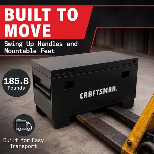 Vista 7 de Craftsman - Caja de trabajo de 45 pulgadas, resistente a la intemperie Negro