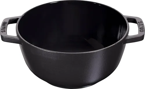 Vista 3 de Staub Juego de olla para fondue de 6.3 in, negro (negro 19-3911tcx)
