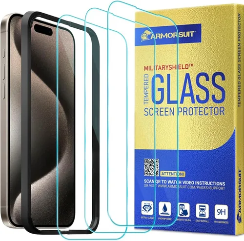 Vista 2 de ArmorSuit [Paquete de 2+2] para Google Pixel 6 [6.4 pulgadas] Protector de pantalla de vidrio templado + protector de lente de cámara compatible