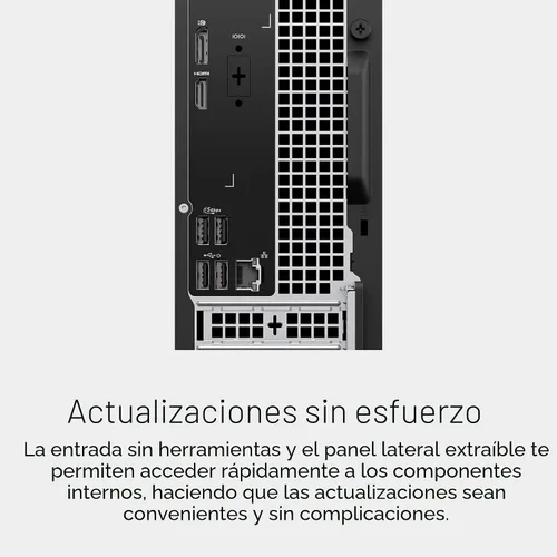 Vista 3 de Dell Slim Desktop ECS1250 - Procesador Intel Core i3 14100, 8 GB de RAM DDR5, SSD de 512 GB, WiFi 6, gráficos Intel UHD 730, Windows 11 Home