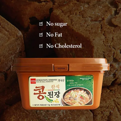 Vista 5 de Wang Korean Traditional Doenjang, auténtica pasta de soja fermentada Básico coreano de despensa para Doenjang Jjigae, Ssamjang y adobos coreanos