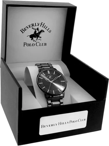 Vista 4 de Beverly Hills Polo Club Reloj de cuarzo de metal y aleación para hombre - Oro - Acero inoxidable de dos tonos con oro - Reloj casual de negocios