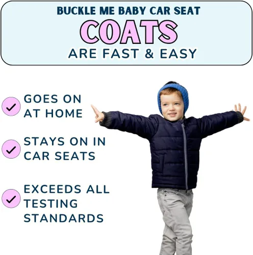 Vista 10 de Buckle Me Baby Coats Abrigo de asiento de coche de Toast