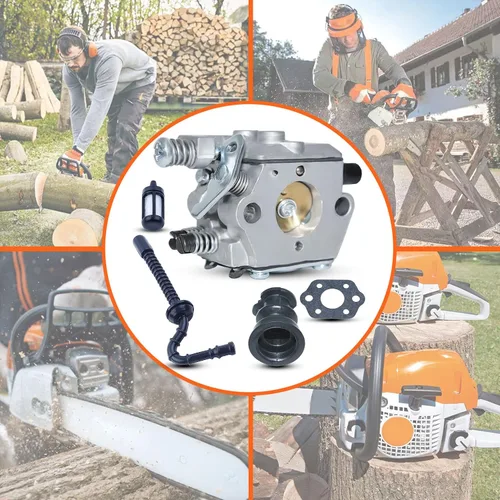 Vista 6 de para Stihl 021 023 025 MS210 MS230 MS250, Ms250 Kit de carburador, 1123 120 0603, 1123 141 2000, 1123 358 7702, 0000 350 350 350 32 ES/112 ES 3 141