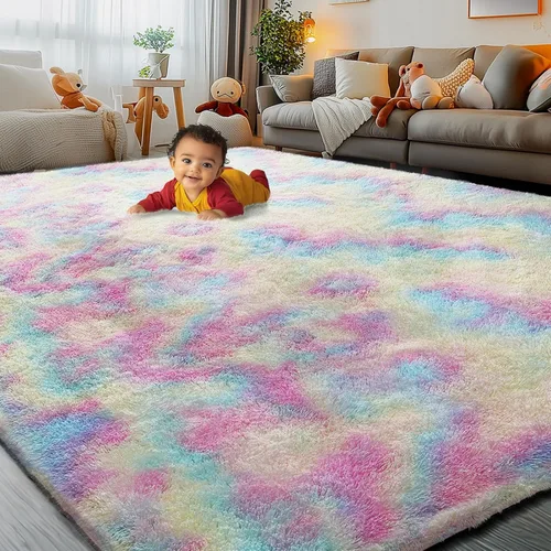 Vista 56 de Alfombras pequeñas de 2 x 3 pies, alfombra negra para dormitorio, alfombra moderna de pelo largo, alfombra pequeña, alfombra de noche esponjosa