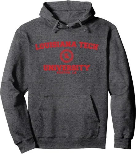 Vista 4 de Louisiana Tech Bulldogs Large One Color Pullover Hoodie