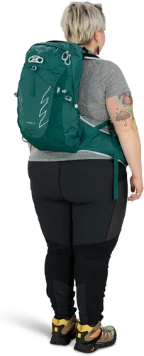 Vista 10 de Osprey Mochila de senderismo Tempest para mujer, verde, (Jasper Green), Mochila de senderismo Tempest