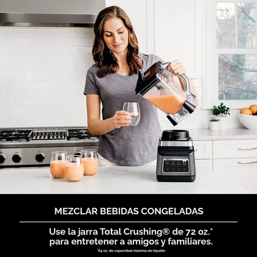 Vista 2 de Ninja BN751 Professional Plus DUO Licuadora, 1400 vatios máximo, 3 programas de autoIQ para batidos, bebidas congeladas y extracciones