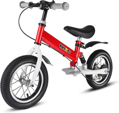 Vista 8 de Balance Bike 2 in 1,The Dual Use of a Kids Balance Bike and Kids Bike,12 14 Inches for 2-6 Years Old,with Shock Absorbers, Fenders, Pedals