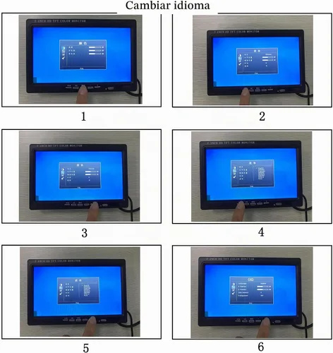 Vista 3 de Monitor de 7 pulgadas HDMI - 1024x600 HD TFT Pantalla LCD AV VGA entrada Altavoz incorporado para Raspberry Pi 3 Modelo B+3B CCTV PC DVR Car