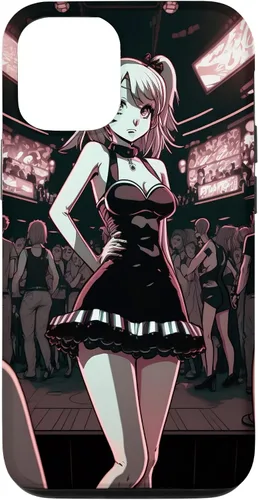 Vista 25 de Funda de dibujos animados para iPhone 11 Sexy Japonesa Gótica Chica Gótica Anime