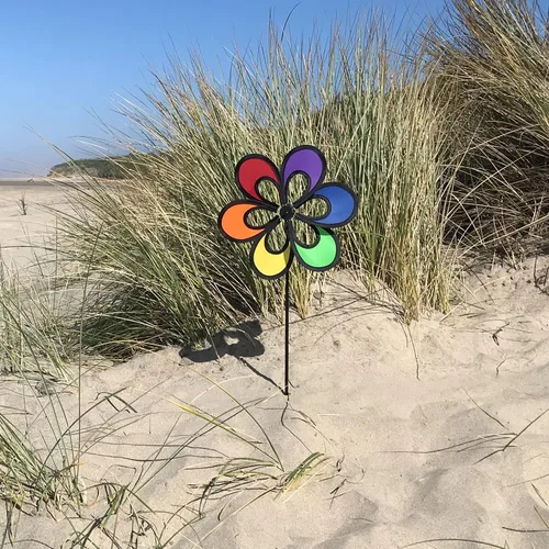 Vista 3 de In the Breeze 2675 Rainbow Windee Wheelz Flower Spinner