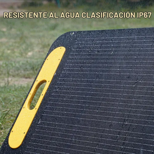 Vista 7 de VTOMAN VS200 Pro Panel solar portátil de 200 W 48 V, 23 % de eficiencia, panel solar plegable con impermeabilidad IP67 y adaptadores MC-4 Anderson
