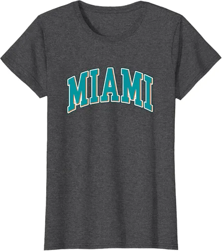 Vista 4 de Miami - Hometown Pride - Diseño retro - Camiseta clásica