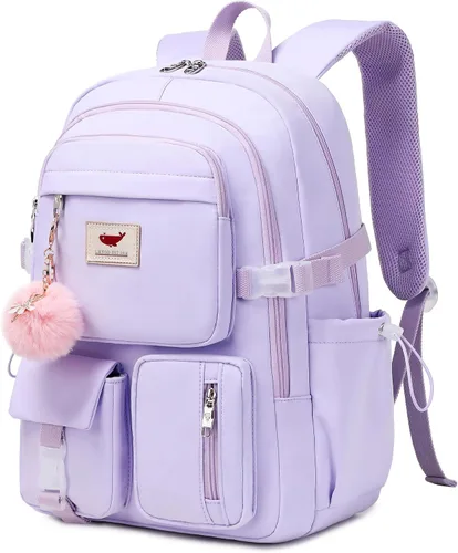 Vista 8 de Mochila para portátil de 15.6 pulgadas, mochila escolar para niños, mochilas universitarias, mochila de viaje, mochilas grandes para adolescentes