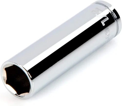 Vista 48 de TEKTON 3/8 Pulgadas de transmisión x 1 Pulgada de profundidad 6-Puntos Llave de casquillo SHD13025