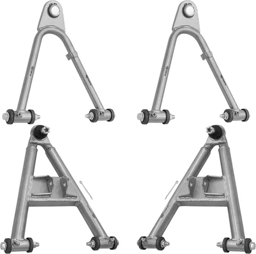Vista 6 de Caltric Brazos A delanteros inferiores y superiores compatibles con Yamaha Raptor 350 YFM350R YFM 350R 2004-2010