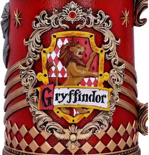 Vista 5 de Nemesis Now Harry Potter Gryffindor Hogwarts House - Jarra coleccionable, 1 unidad (paquete de 1), oro rojo, 22.0 fl oz