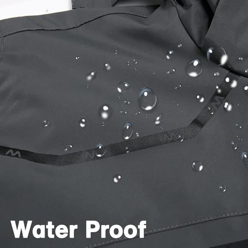 Vista 5 de GIISAM Chaqueta impermeable y a prueba de viento para hombre, ligera, con capucha, chaqueta deportiva de montaña para hombre, cortavientos