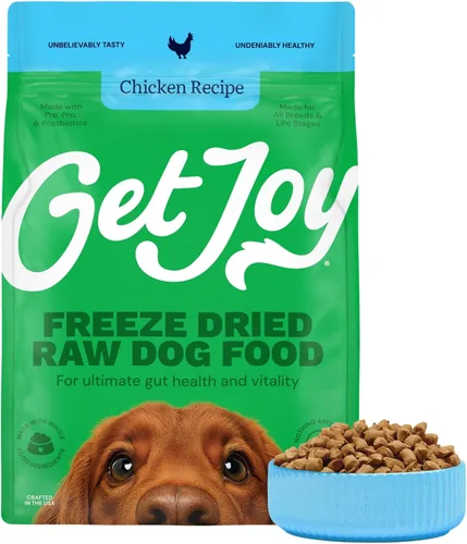Vista 9 de Get Joy Alimento liofilizado para perros Receta de carne de res con superalimentos para la salud intestinal y la digestión Comida o adorno
