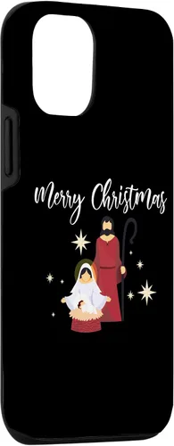 Vista 3 de Funda con diseño de Belén Feliz Navidad para iPhone 14
