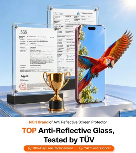 Vista 2 de TORRAS SunView AR Ultra - Protector de pantalla para iPhone 18 Pro/17 Pro